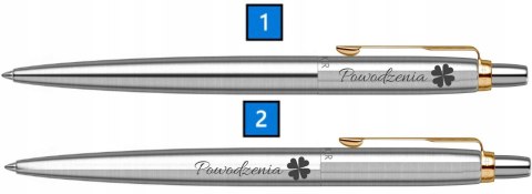 DŁUGOPIS PARKER JOTTER Z GRAWEREM GT ZŁOCONY z Brelokiem na WALENTYNKI