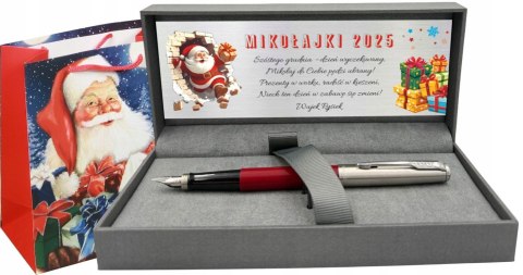 PARKER JOTTER CZERWONE PIÓRO WIECZNE Z GRAWEREM TABLICZKA PREZENT MIKOŁAJKI