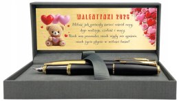 PARKER PIÓRO WIECZNE I DŁUGOPIS URBAN ZŁOCONY Z GRAWEREM na WALENTYNKI