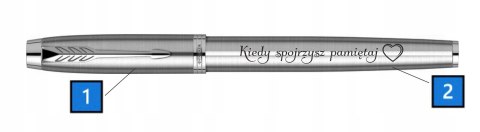 PARKER PIÓRO WIECZNE IM STALOWE CT GRAWEREM IDEALNY PREZENT NA WALENTYNKI