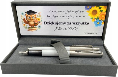 DŁUGOPIS PARKER PIÓRO PARKER ZESTAW PARKER Z GRAWEREM W ETUI NA PREZENT