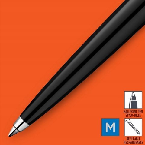 DŁUGOPIS PARKER JOTTER CZARNY TRADYCYJNY ORYGINALNY Z GRAWEREM I ETUI
