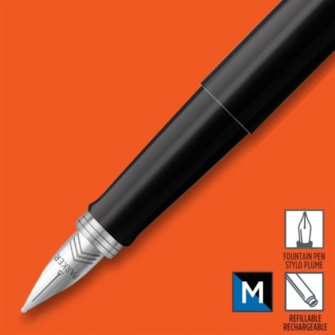 PARKER JOTTER CZARNE PIÓRO Z GRAWEREM WYMAZYWACZ BIC I NABOJE WRAZ TOREBKĄ