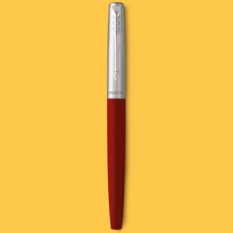 PARKER JOTTER CZERWONE PIÓRO Z GRAWEREM WYMAZYWACZ BIC I NABOJE Z TOREBKĄ
