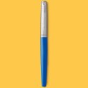PARKER JOTTER NIEBIESKIE PIÓRO Z GRAWEREM WYMAZYWACZ I NABOJE Z TOREBKĄ