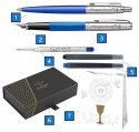 DŁUGOPIS I PIÓRO PARKER JOTTER Niebieski Tabliczka PREZENT PREZENT KOMUNIA