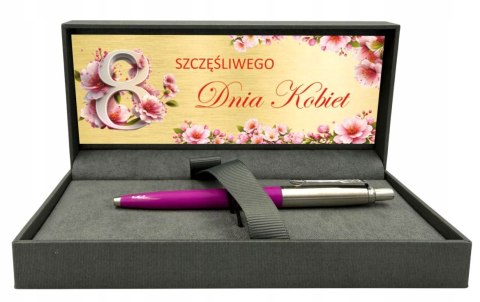 Parker Jotter Originals Magenta z Grawerem – Zestaw Prestige na Dzień Kobiet