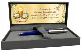 Długopis Parker Jotter Granataowy z Grawerem w pudełku prestige z tabliczką na Pierwszą Komunię