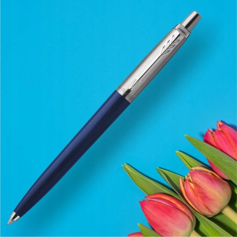 Długopis Parker Jotter Granataowy z Grawerem w pudełku prestige z tabliczką na Pierwszą Komunię