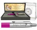 Długopis Parker Jotter Magenta z Grawerem w pudełku prestige z tabliczką na Pierwszą Komunię Prezent Komunia