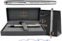 PARKER Z GRAWEREM PIÓRO WIECZNE IM STAL CT w PUDEŁKU PRESTIGE NA PREZENT