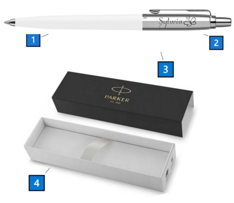 Długopis Parker Jotter Originals Biały w Pudełku