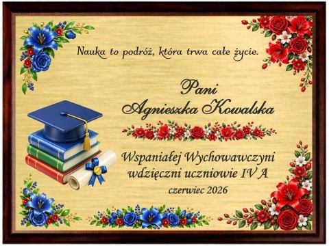 Prezent dla Nauczyciela Parker IM Stal Pióro Długopis z Grawerem Deska