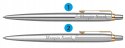 Długopis żelowy Parker Jotter Stainless Steel G z grawerem i tabliczką w pudełku
