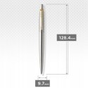 Parker Długopis Jotter Stalowy złocony GT z Grawerem Prezent na Dzień Nauczyciela