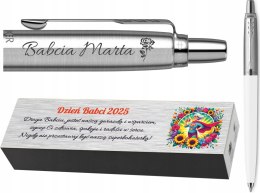 DŁUGOPIS PARKER JOTTER ORIGINALS BIAŁY PREZENT Z TWOIM GRAWEREM NA PAMIĄTKĘ
