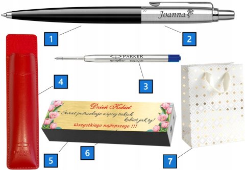 DŁUGOPIS PARKER JOTTER ORIGINALS CZARNY Z GRAWEREM ETUI I TABLICZKA DŁUGOPIS PARKER JOTTER ORIGINALS CZARNY Z GRAWEREM ETUI I TABLICZKA