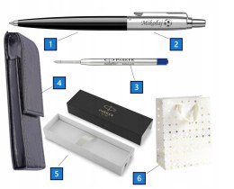 DŁUGOPIS PARKER JOTTER ORIGINALS CZARNY Z GRAWEREM I ETUI NA MAGNES PREZENT