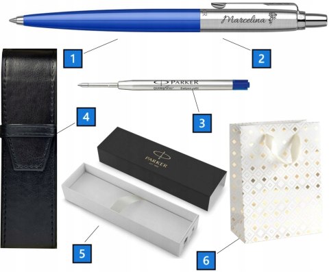 DŁUGOPIS PARKER JOTTER ORIGINALS NIEBIESKI Z GRAWEREM I ETUI CZARNE DŁUGOPIS PARKER JOTTER ORIGINALS NIEBIESKI Z GRAWEREM I ETUI CZARNE