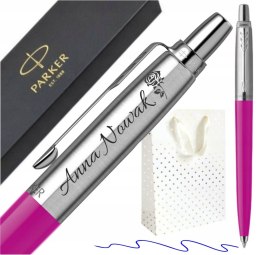 DŁUGOPIS PARKER JOTTER ORYGINALS MAGENTA Z GRAWEREM TOREBKA na Urodziny