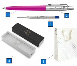 DŁUGOPIS PARKER JOTTER ORYGINALS MAGENTA Z GRAWEREM TOREBKA na Urodziny