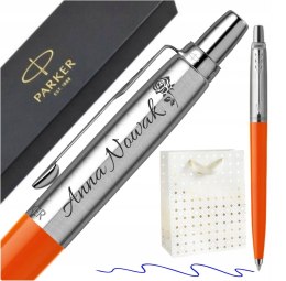 DŁUGOPIS PARKER JOTTER ORYGINALS POMARAŃCZOWY Z GRAWEREM i TOREBKĄ