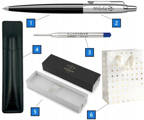 Długopis Parker Jotter CT CZARNY PREZENT Z GRAWEREM I ETUI CZARNE PARKER Długopis Parker Jotter CT CZARNY PREZENT Z GRAWEREM I ETUI CZARNE PARKER