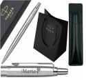 Długopis Parker Jotter STALOWY CT Z GRAWEREM WRAZ Z ETUI CZARNE PARKER
