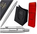 Długopis Parker Jotter STALOWY CT Z GRAWEREM Z ETUI CZERWONE NA PREZENT