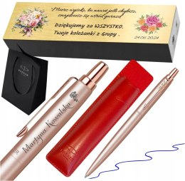 PARKER Długopis Jotter PINK GOLD Z Grawerem ETUI I TABLICZKA NA PREZENT
