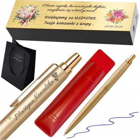 ZESTAW DŁUGOPIS PARKER JOTTER GOLD Z GRAWEREM I TABLICZKĄ NA PREZENT ZESTAW DŁUGOPIS PARKER JOTTER GOLD Z GRAWEREM I TABLICZKĄ NA PREZENT