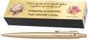 ZESTAW DŁUGOPIS PARKER JOTTER GOLD Z GRAWEREM I TABLICZKĄ NA PREZENT