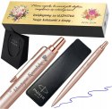 ZESTAW PARKER DŁUGOPIS PINK GOLD Z GRAWEREM I ETUI NA PREZENT
