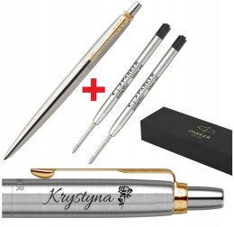 DŁUGOPIS PARKER JOTTER GT ZŁOTY Z GRAWEREM I 2 WKŁADY CZARNE PARKER
