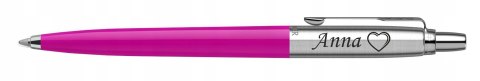 DŁUGOPIS PARKER JOTTER MAGENTA ORYGINALS Z GRAWEREM TOREBKA OZDOBNA DŁUGOPIS PARKER JOTTER MAGENTA ORYGINALS Z GRAWEREM TOREBKA OZDOBNA
