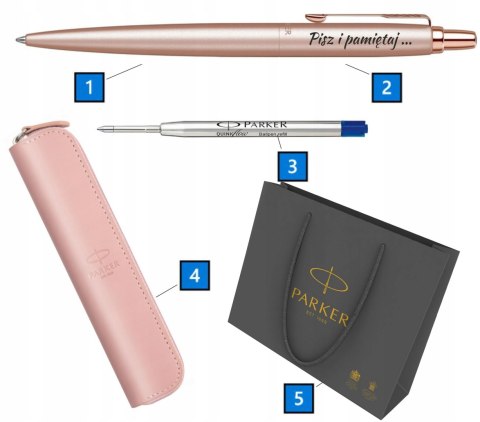 DŁUGOPIS PARKER JOTTER PINK PREZENT NA MIKOŁAJA Z Grawerem Etui Róż Parker DŁUGOPIS PARKER JOTTER PINK PREZENT NA MIKOŁAJA Z Grawerem Etui Róż Parker