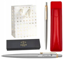 DŁUGOPIS PARKER JOTTER STAL GT Z GRAWEREM GRATIS ETUI ORYGINAŁ PARKER