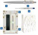 DŁUGOPIS PARKER JOTTER STAL GT Z GRAWEREM W PUDEŁKO + ETUI PARKER CZARNE