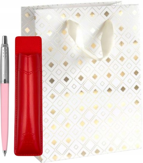 DŁUGOPIS PARKER Jotter Róż Pink Baby Z Grawerem i Etui Czerwone Parker DŁUGOPIS PARKER Jotter Róż Pink Baby Z Grawerem i Etui Czerwone Parker