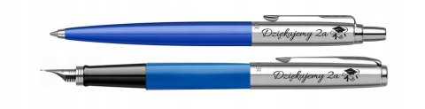 DŁUGOPIS PIÓRO PARKER ZESTAW JOTTER NIEBIESKI Z PIÓRNIIEM GRAWEREM PREZENT DŁUGOPIS PIÓRO PARKER ZESTAW JOTTER NIEBIESKI Z PIÓRNIIEM GRAWEREM PREZENT