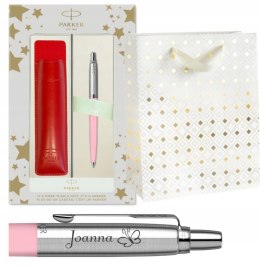 Długopis PARKER Jotter Pink Baby Z Grawerem w Pudełku Etui Czerwone Parker