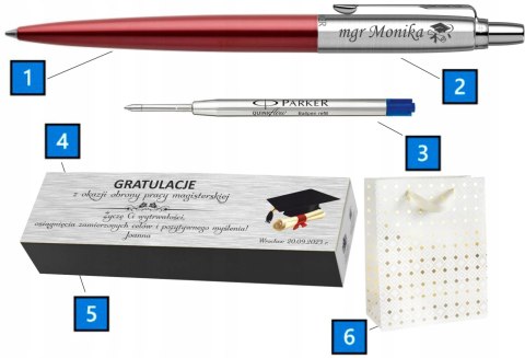 Długopis Parker Jotter Core Kensington Z GRAWEREM i TABLICZKĄ NA PREZENT Długopis Parker Jotter Core Kensington Z GRAWEREM i TABLICZKĄ NA PREZENT