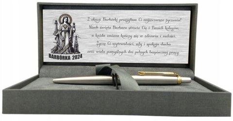 Długopis Parker Jotter GT ZŁOCONY Z GRAWEREM NA DZIEŃ GÓRNIKA BARBÓRKA Długopis Parker Jotter GT ZŁOCONY Z GRAWEREM NA DZIEŃ GÓRNIKA BARBÓRKA