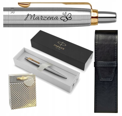 Długopis Parker Jotter GT ZłOCONY Z GRAWEREM W ETUI CZARNYM Z TOREBKĄ Długopis Parker Jotter GT ZłOCONY Z GRAWEREM W ETUI CZARNYM Z TOREBKĄ