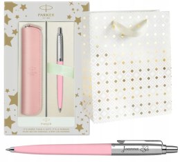 Długopis Parker Jotter Pastel Pink Z Grawerem w pudełku z Etui Róż Parker