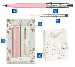 Długopis Parker Jotter Pastel Pink Z Grawerem w pudełku z Etui Róż Parker