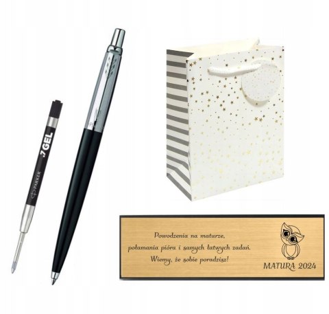 PARKER DŁUGOPIS JOTTER WKŁAD CZARNY ŻELOWY Z TABLICZKĄ SESJA EGZAMIN MATURA PARKER DŁUGOPIS JOTTER WKŁAD CZARNY ŻELOWY Z TABLICZKĄ SESJA EGZAMIN MATURA