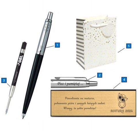 PARKER DŁUGOPIS JOTTER WKŁAD CZARNY ŻELOWY Z TABLICZKĄ SESJA EGZAMIN MATURA PARKER DŁUGOPIS JOTTER WKŁAD CZARNY ŻELOWY Z TABLICZKĄ SESJA EGZAMIN MATURA