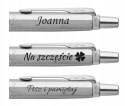 PARKER DŁUGOPIS JOTTER WKŁAD CZARNY ŻELOWY Z TABLICZKĄ SESJA EGZAMIN MATURA