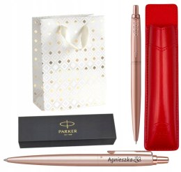 PARKER Długopis Jotter Pink Różowe Złoto Z Grawerem i Etui Róż Parker